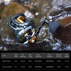 Aluminum Fishing Reel