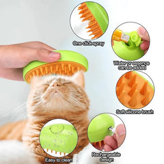 Cat Steam Brush for Hair