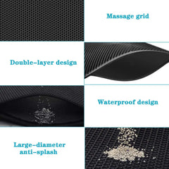 Cat Litter Mat With Gift Double Layer