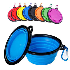 Collapsible Dog Silicone Bowl