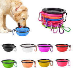 Collapsible Dog Silicone Bowl